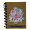 🌸 Cuaderno de Notas en MDF – Diseño Floral 1 (11 cm x 14 cm) 🌸 - Imagen 10