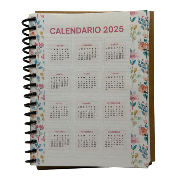 🌸 Cuaderno de Notas en MDF – Diseño Floral 1 (11 cm x 14 cm) 🌸 - Imagen 3