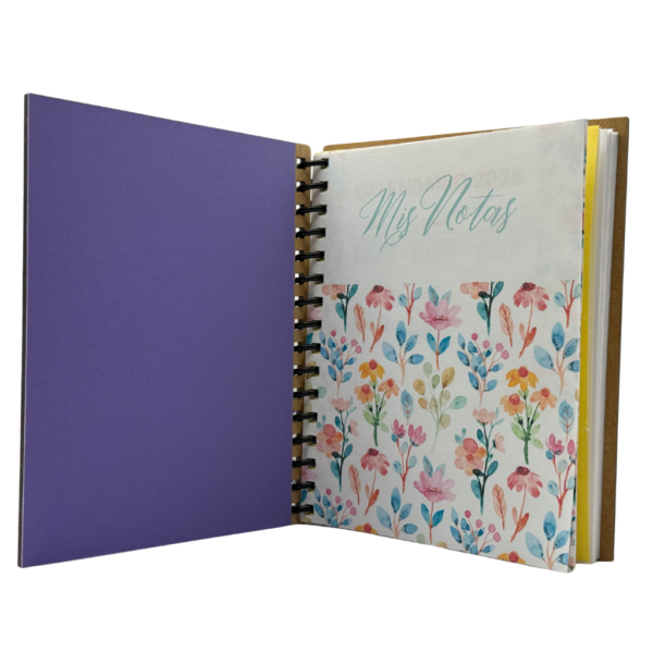 🌸 Cuaderno de Notas en MDF – Diseño Floral 1 (11 cm x 14 cm) 🌸 - Imagen 7
